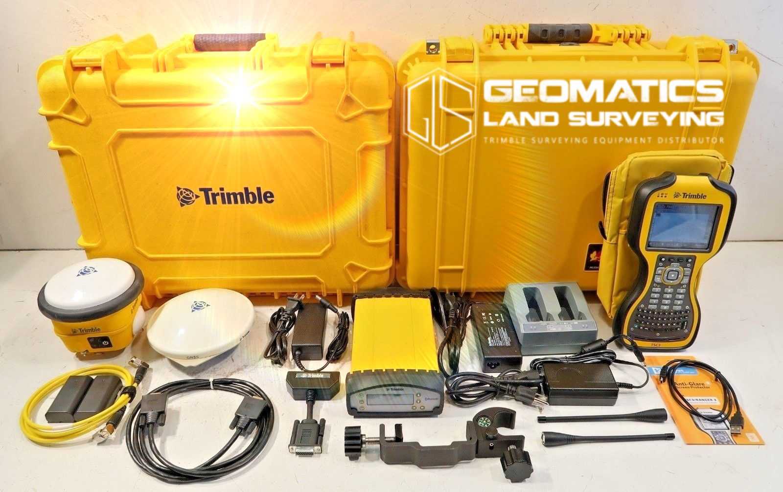 Trimble SPS855 + SPS985 + TSC3 — Trimble SPS855 GNSS Modular Receiver + Trimble SPS985 + Trimble TSC3 (1 of 3)